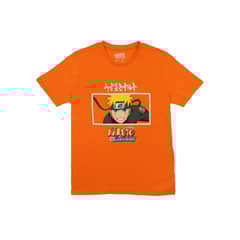 NARUTO - Polera Hombre Aldea De La Hoja Naranjo