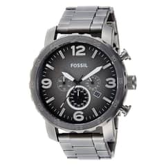 FOSSIL - Reloj nate jr1437 para caballero - gris