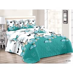 GENERICO - Cobertor de verano tipo Quilt Juego de Sabanas King Mariposa