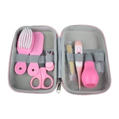 COBABY - SET CUIDADOS BEBE 8 PIEZAS ROSADO MAS ESTUCHE