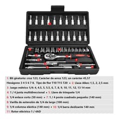 AIZO - Set de Herramientas 46 piezas