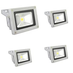 GREEN E - Foco Exterior Led de 10W Pack de 4 Unidades. Luz Cálida.