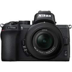 NIKON - Z50 Sin Espejo Cámara Con 16-50mm y 50-250mm Lente - Negro