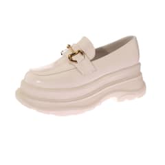 VIA FRANCA - Mocasin Terraplen Para Mujer Color Blanco