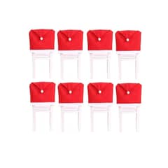 GENERICO - Pack X8 Fundas Sillas Navidad Fundas Comedor Cubre Sillas