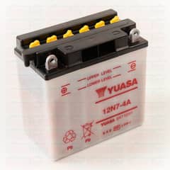 YUASA - 12N7-4A 7Ah Batería de moto - Larga duración - Tecnologia Convencional