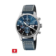 FESTINA SWISS - Reloj F20150/5 Azul Hombre Swiss Made