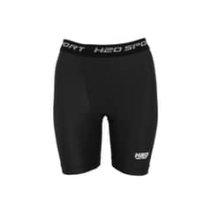 H2O WEAR - Bermuda Deportiva Teens Pretina Estampada Negro H2O