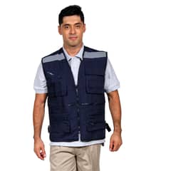 90 GRADOS - CHALECO GEOLOGO AZUL MARINO UNISEX