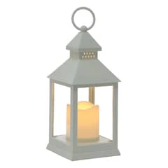VGO - Fanal Plastico Con Vela Led Fn1024 Blc
