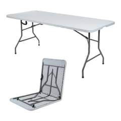 BOZZO - Mesa plegable 1.80 mts tipo maleta