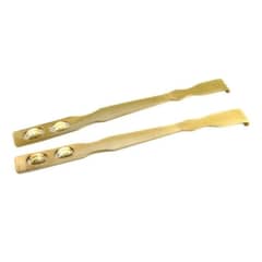 GENERICO - Pack De 2 Rasca Espalda Madera Bambu Con Masajeador Rascador