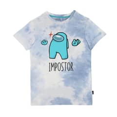 AMONG US - POLERA MANGA CORTA ACID WASH