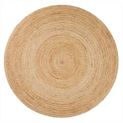 DECOGREEN - ALFOMBRA YUTE REDONDA 122CM BOMBAI