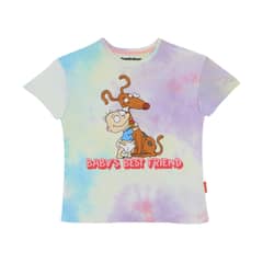NICKELODEON - POLERA MANGA CORTA RUGRATS TIE DYE