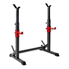 YEP S - Rack Squat Sentadillas Ajustable Barra Pesa Pre y Olimpica