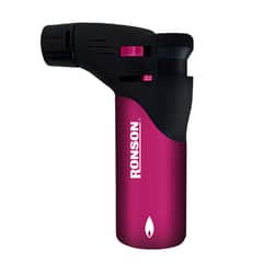 RONSON - Encendedor Torch Soplete Rosado Recargable