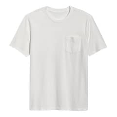 OLD NAVY - Polera Manga Corta con Bolsillo Blanco
