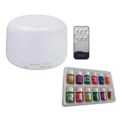 GENERICO - Humidificador Ultrasonico +12 Aceite Para Humificador Esencias