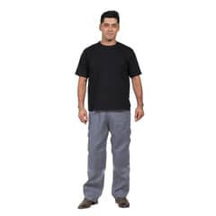 90 GRADOS - Pantalón Poplin Trabajo Cargo Gris