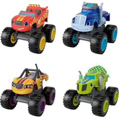 FISHER PRICE - Blaze Y Monster Machine Set Blaze Zeg Crusher Y Stripes