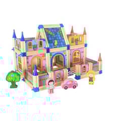 TODODESCUENTO - Castillo Armable Bloques Madera Juguete Niño Regalo