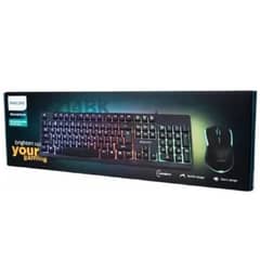 PHILIPS - Combo Gamer teclado y mouse C214
