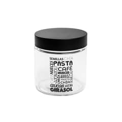 DECO EXPRESS - Frasco Vidrio Black 12 Cm