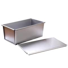 IMAHE - Molde De Pan Aluminio Con Tapa 37X12X13 Cm