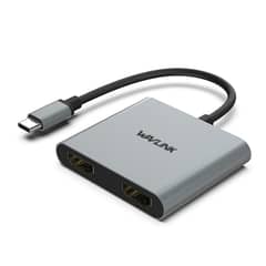 GENERICO - Adaptador USB-C a doble HDMI- Wavlink