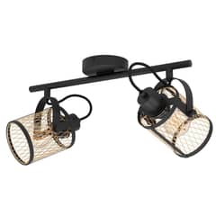 EGLO - Lámpara Foco Dellow Acero 2X40w E27 IP20 Cod43532