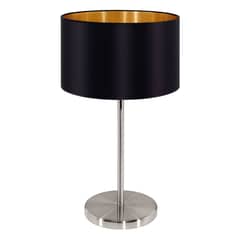 EGLO - Lamparas Sobremesa E27 maserlo Níquel Satinado 31627