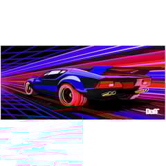 DEFF - Mouse Pad De Rapido Y Furioso Mousepad Gamer 90x40 Xl