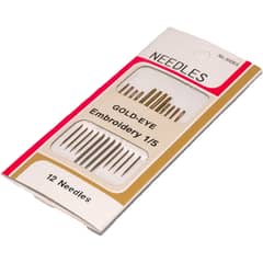 GENERICO - Agujas 1/5 para coser y bordar Embroidery 1/5 No.300E5