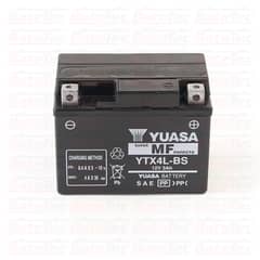 YUASA - YTX4L-BS - 3 Ah Batería de moto - Larga duración - Tecnologia AGM