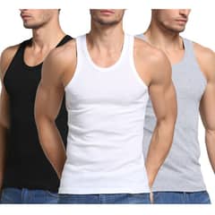 EVERSO - Pack 3 Camisetas Algodón Sin Manga,musculosas Hombre