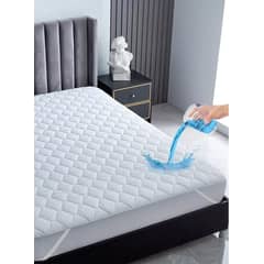 CASATUA - Cubre Colchon Protector Impermeable Elasticos - Blanco - King