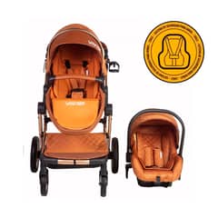 VOYAGE - Coche Travel System Top Rider Brown