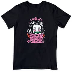 GENERICO - Polera Kimetsu No Yaiba  Nezuko Niño Y Adulto Anime Unisex