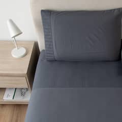 CASATUA - Sabanas Hotel Ultra Suave - Gris oscuro - 1,5 plazas