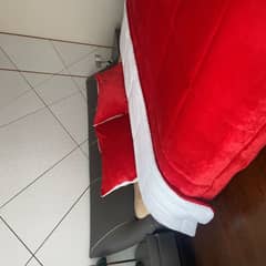 GENERICO - COBERTOR CHIPORRO PLUMON SHERPA KING ROJO