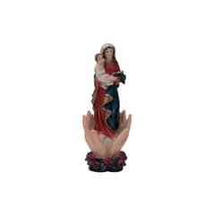 RUNN - Figura Decorativa Virgen María con Niño Jesús.