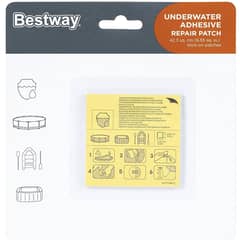 BESTWAY - Kit de Reparación Parche Adhesivo Bajo el Agua