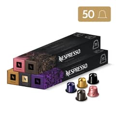 NESPRESSO - Cápsulas de Café Pack Favoritos - 50 unidades