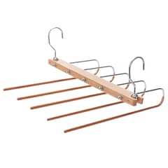 CASATUA - Colgador De Pantalones Ropa Ganchos 5 En 1 Antideslizante