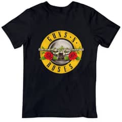 GENERICO - Polera Guns N Roses Rock Estampada Unisex Niños y Adultos