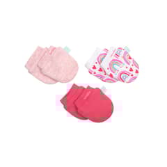 BAMBINO - Set 3 Piezas Mitones Creations Arcoiris Fucsia