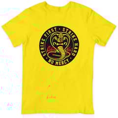 GENERICO - Polera Cobra Kai Niños Y Adultos Unisex Estampada 1