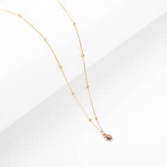 BY LAS CAYETANAS - Collar con Corazón inflado para mujer bañado en Oro 18k