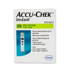 ACCU CHEK - 25 Tiras/ cintas Reactivas Instant